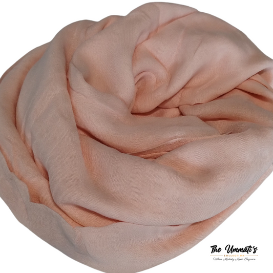 Premium Modal Hijab - Peach