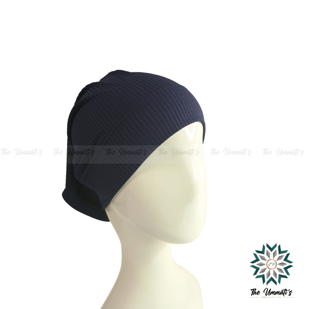 Ribbed Jersey Undercap - Navy