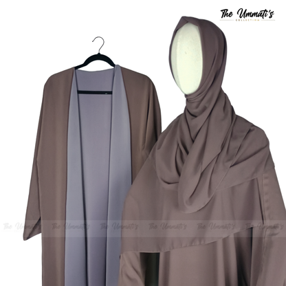 Abaya Hareerah - (Lavender Mist)