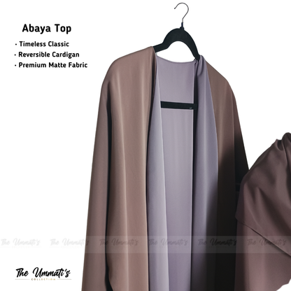 Abaya Hareerah - (Lavender Mist)