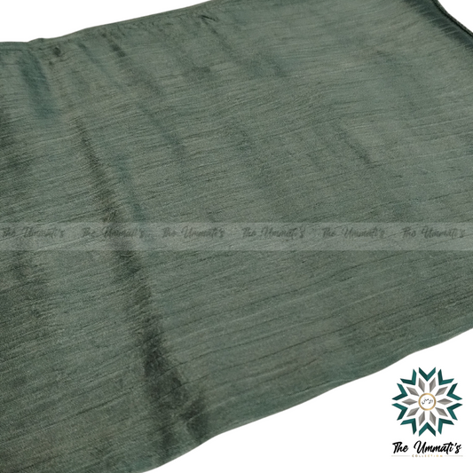 Textured Satin Hijab - Sage Green