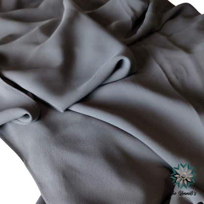 Luxe Opaque Chiffon Hijab - Gray