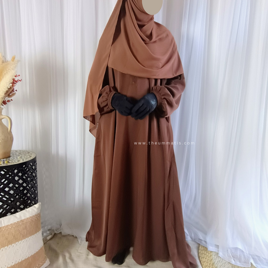 Abaya Amal - (Brown)