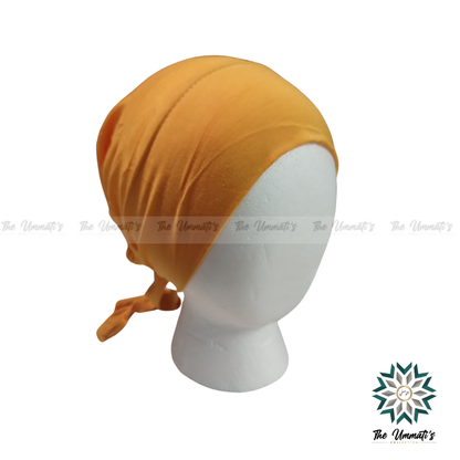 Tie Back Hijab Undercap - Mustard