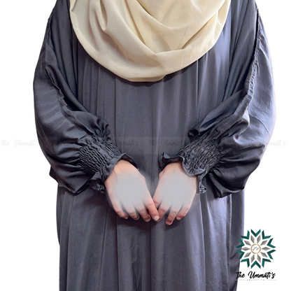 Abaya Daneen - Silver Gray