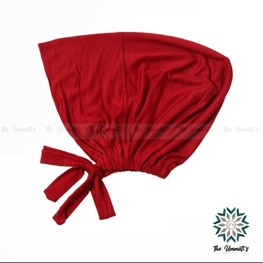 Tie Back Hijab Undercap - Scarlet